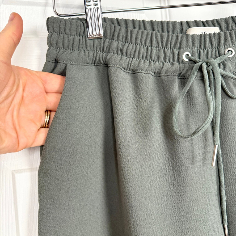 Wilfred Buffon Jogger Pants Women's Size XS Green Olive Crepe - Picture 6 of 13